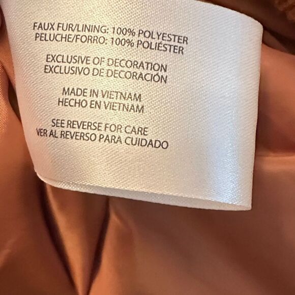 GAP Women's Brown Teddy Jacket Size M Fully Lined Super Soft and Warm Cabincore - Picture 5 of 5